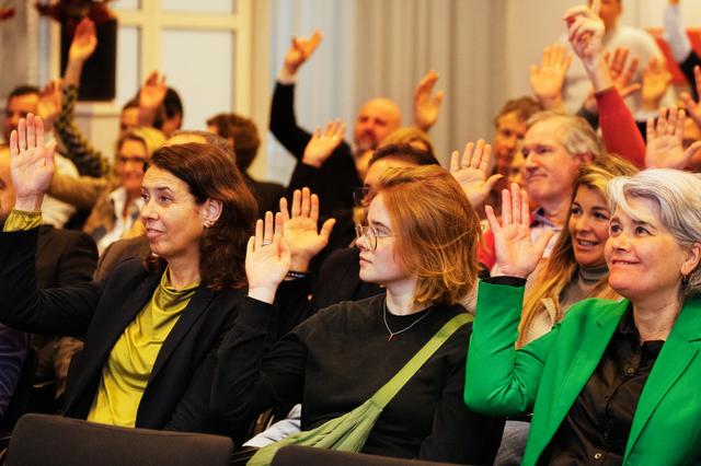 Publiek raakte betrokken tijdens een van onze lezingen